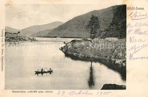 AK / Ansichtskarte Sewen Stauweiher Sewen