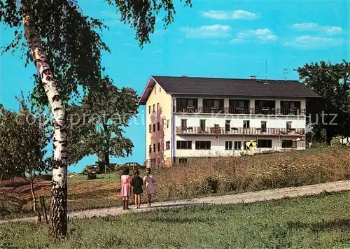 AK / Ansichtskarte St_Georgen_Attergau Pension Franz Heidinger St_Georgen_Attergau