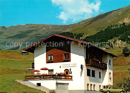 AK / Ansichtskarte Fiss_Tirol Gasthof Cafe Wiesenheim Fiss_Tirol