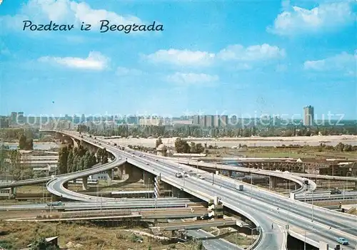 AK / Ansichtskarte Beograd_Belgrad Fliegeraufnahme Beograd Belgrad