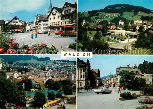 AK / Ansichtskarte Wald_ZH Strassenpartien Panorama Wald_ZH