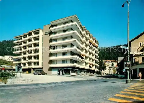 AK / Ansichtskarte St_Moritz_Bad_GR Ortspartie St_Moritz_Bad_GR