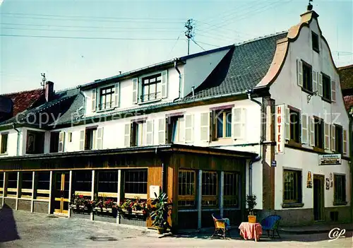 AK / Ansichtskarte Wasselonne_Bas_Rhin Au Saumon Hotel Restaurant Wasselonne_Bas_Rhin