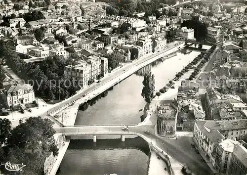 AK / Ansichtskarte Verdun_Meuse Vue aerienne sur la Meuse et les Quais Verdun Meuse