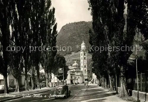 AK / Ansichtskarte Tirano Viale Italia e Santuario Tirano