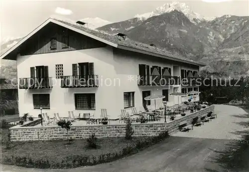AK / Ansichtskarte Lana_Meran Pension Garni Ausserdorfer Lana_Meran