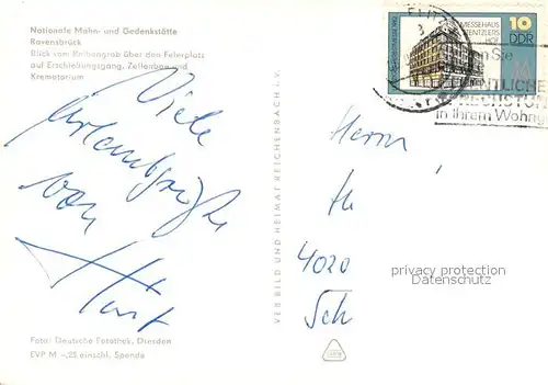 AK / Ansichtskarte Ravensbrueck Nationale Mahn und Gedenkstaette Ravensbrueck