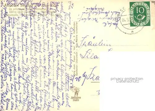 AK / Ansichtskarte Sonthofen_Oberallgaeu Allgaeuer Berghof mit Alpe Eck Sonthofen Oberallgaeu