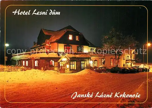 AK / Ansichtskarte Janske_Lazne Hotel Lesni dum Janske_Lazne