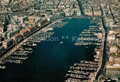 AK / Ansichtskarte Marseille_Bouches du Rhone Vue aerienne du Vieux Port Marseille