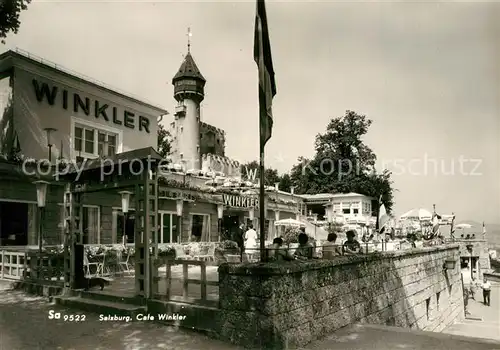 AK / Ansichtskarte Salzburg_Oesterreich Cafe Winkler Salzburg_Oesterreich