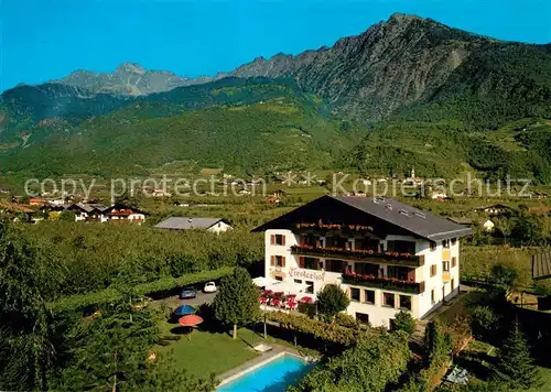 AK / Ansichtskarte Algund_Merano Pension Tirolerhof Panorama Algund Merano