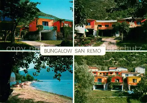 AK / Ansichtskarte Malcesine_Lago_di_Garda Bungalo San Remo Strand Malcesine_Lago_di_Garda