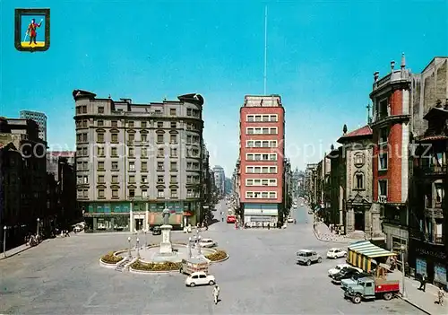 AK / Ansichtskarte Gijon Plaza del 6 de Agosto Gijon