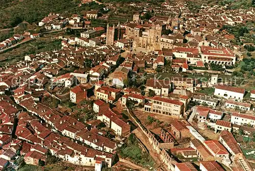 AK / Ansichtskarte Guadalupe_Spanien Vista aerea del Monasterio y del Pueblo Guadalupe Spanien
