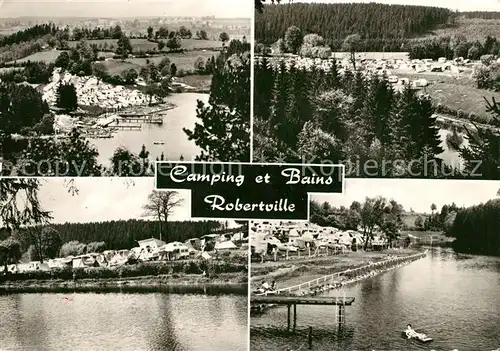 AK / Ansichtskarte Robertville Camping et Bains Details Robertville