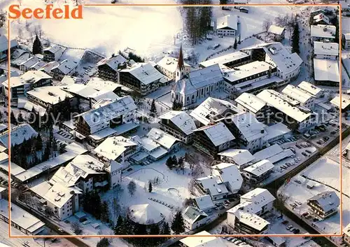 AK / Ansichtskarte Seefeld_Tirol Fliegeraufnahme Seefeld Tirol