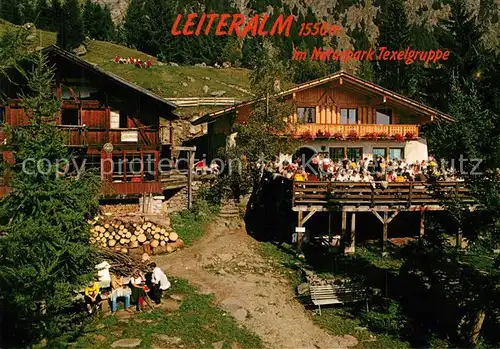 AK / Ansichtskarte Algund_Merano Leiteralm im Naturpark Texelgruppe Algund Merano