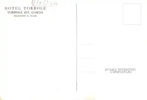 AK / Ansichtskarte Torbole_Lago_di_Garda Hotel Torbole Torbole_Lago_di_Garda