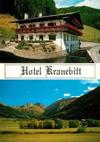 AK / Ansichtskarte Sterzing_Suedtirol Hotel Kranebitt Panorama Sterzing Suedtirol