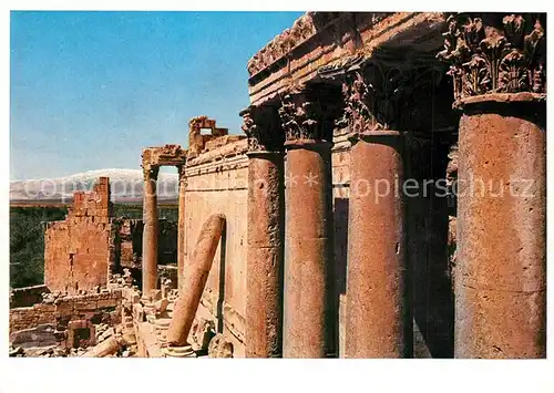 AK / Ansichtskarte Baalbek Bacchustemple Suedseite Baalbek