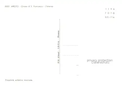 AK / Ansichtskarte Arezzo Chiesa interno Arezzo