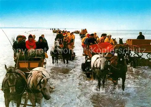 AK / Ansichtskarte Cuxhaven_Duhnen_Nordseebad Wattenwagen Cuxhaven_Duhnen