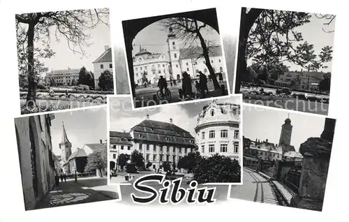 AK / Ansichtskarte Sibiu_Hermannstadt Teilansichten Innenstadt Sibiu_Hermannstadt