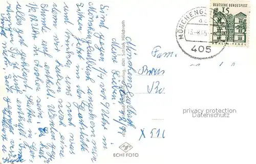 AK / Ansichtskarte Moenchengladbach Alter Markt Bahnhofsvorplatz Bismarckplatz Abtei Stadttheater Hauptbahnhof Haus Westland Kaiser Friedrich Halle Moenchengladbach