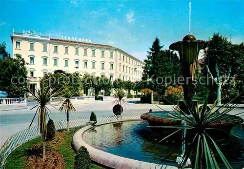 AK / Ansichtskarte Abano_Terme Hotel Roma Brunnen Abano Terme