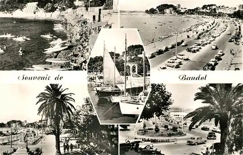 AK / Ansichtskarte Bandol Strandpromenade Hafen Bandol