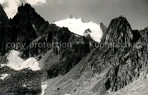 AK / Ansichtskarte Aiguille_du_Tour Bergpanorama Aiguille_du_Tour