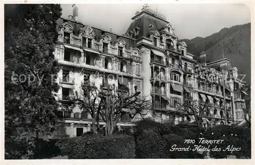 AK / Ansichtskarte Territet Grand Hotel des Alpes Territet