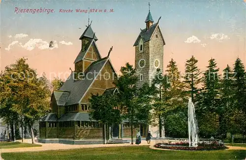 AK / Ansichtskarte Kirche_Wang   Kirche Wang 