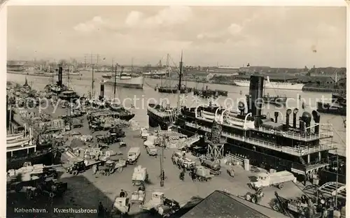 AK / Ansichtskarte Kopenhagen Kvaesthusbroen Kopenhagen