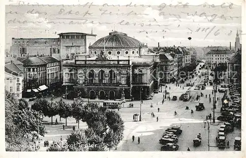 AK / Ansichtskarte Kopenhagen Theater Strassenbahn Kopenhagen