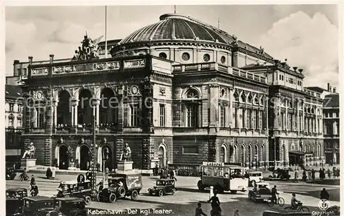 AK / Ansichtskarte Kopenhagen Kgl. Theater Kopenhagen
