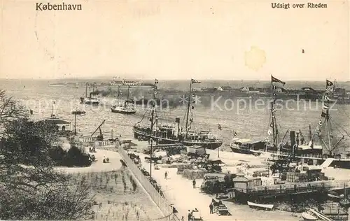 AK / Ansichtskarte Kopenhagen Udsigt over Rheden Kopenhagen