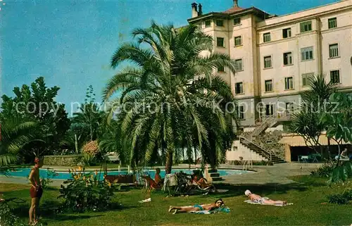 AK / Ansichtskarte Puerto_de_la_Cruz Hotel Taoro Piscina Swimming Pool Palmen Puerto_de_la_Cruz