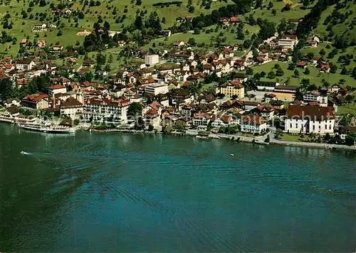 AK / Ansichtskarte Gersau_Vierwaldstaettersee Fliegeraufnahme Gersau_Vierwaldstaettersee