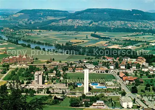 AK / Ansichtskarte Zurzach Fliegeraufnahme Zurzach