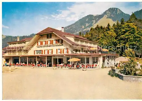 AK / Ansichtskarte Schwarzsee_Sense Hotel Restaurant Gypsera Schwarzsee Sense