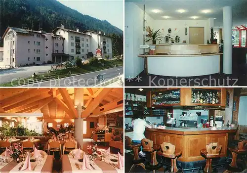 AK / Ansichtskarte Schiers Hotel Pizzeria Alpina Rezeption Gastraum Bar Schiers