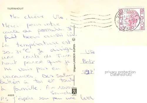 AK / Ansichtskarte Turnhout Fliegeraufnahme Turnhout