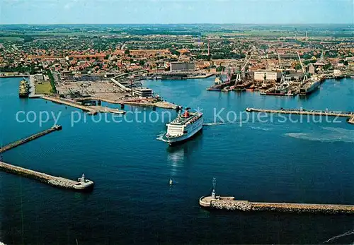 AK / Ansichtskarte Frederikshavn Fliegeraufnahme Frederikshavn