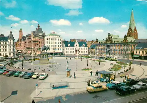 AK / Ansichtskarte Malmoe Grosser Markt Malmoe