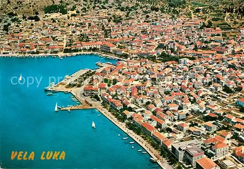 AK / Ansichtskarte Vela_Luka Fliegeraufnahme Vela_Luka