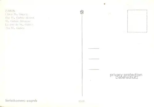 AK / Ansichtskarte Zabok Ulica M Gupec 