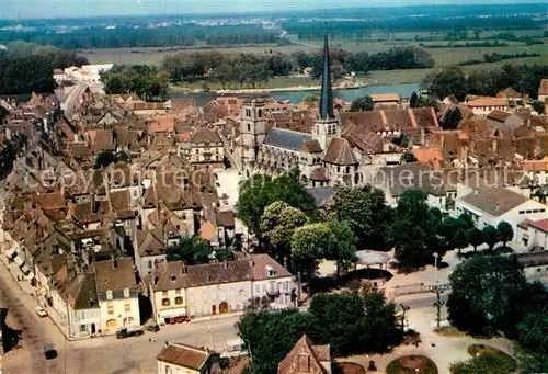 AK / Ansichtskarte Auxonne Vue aerienne sur le centre Auxonne