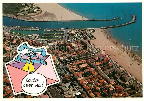 AK / Ansichtskarte Valras Plage Vue aerienne Valras Plage